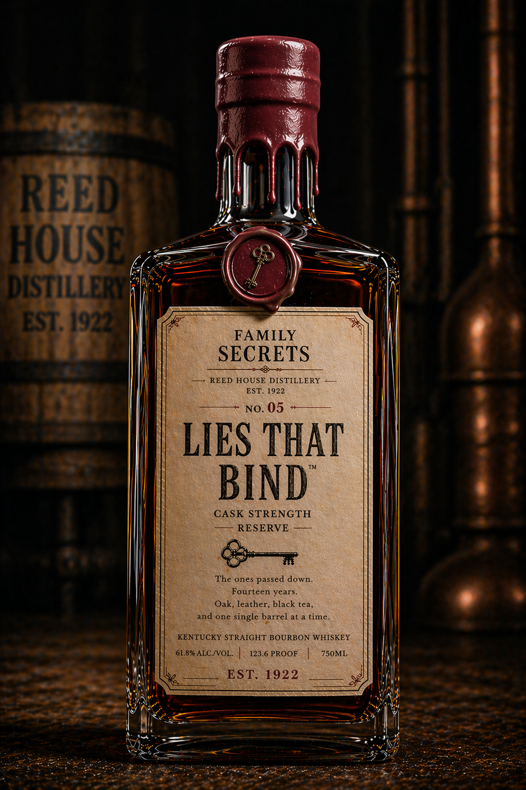 Lies That Bind bottle - Reed House Distillery Family Secrets No. 05 Reserve